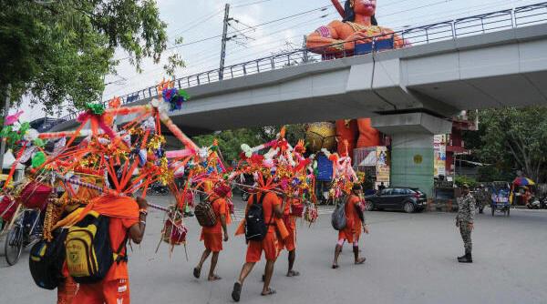 Traffic restrictions in Delhi amid final leg of Kanwar Yatra pilgrimage