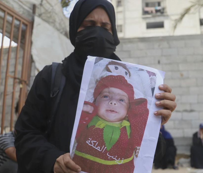 Gaza child starves to death, weighs less than at birth