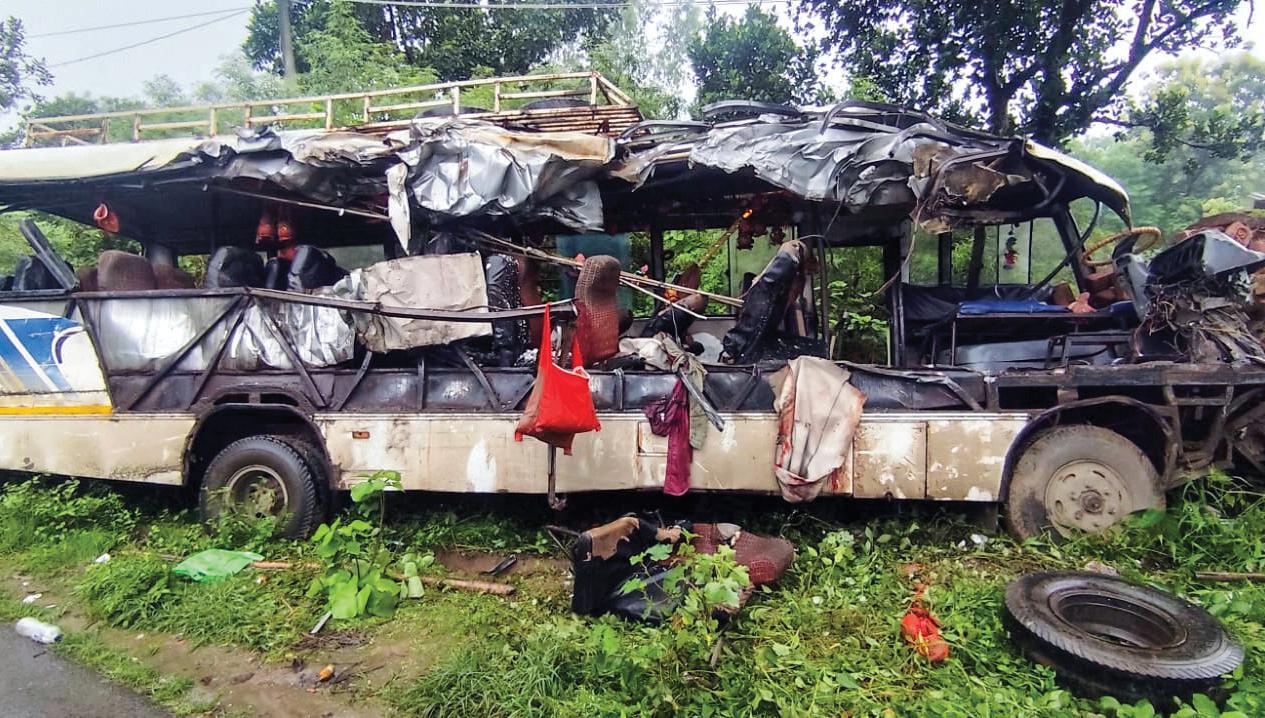 J'Khand Bus Accident: Six People Died, 24 Injured