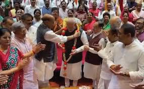 PM Modi, Top BJP Leaders Attend NDA Parliamentary Meeting