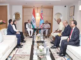 Union Minister Nadda Meets Fiji PM Under 'Know BJP' Initiative