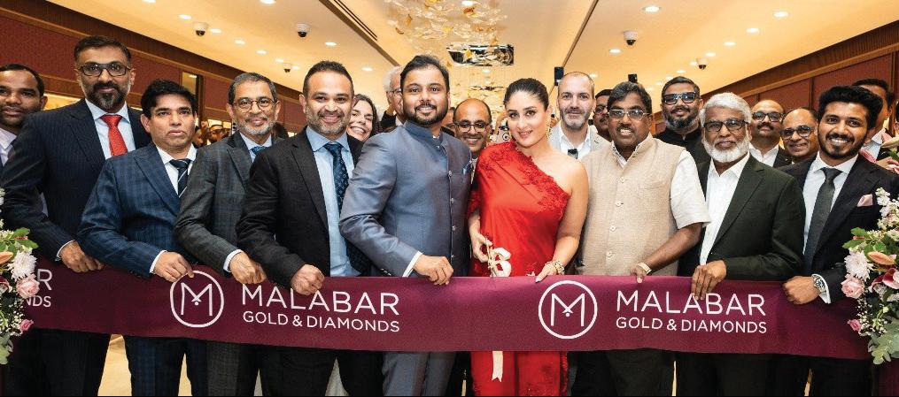 Malabar Gold & Diamonds Opens New Showrooms in Birmingham and Southall in the UK, Inaugurated by Bollywood Star Kareena Kapoor Khan