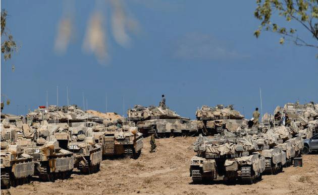 ISRAEL OPENS NEW ROUTE OUT OF GAZA CITY FOR 48 HOURS AS TANKS ADVANCE