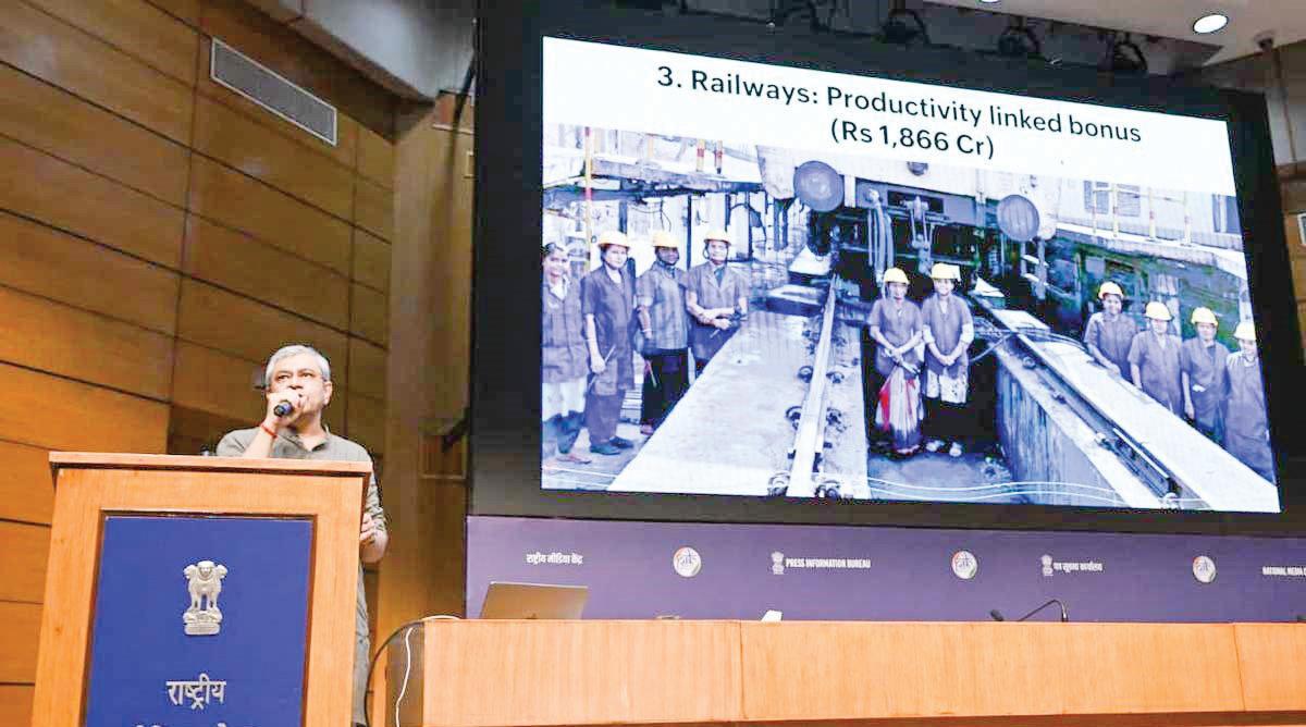 Cabinet approves productivity-linked bonus for 78 days to railway employees