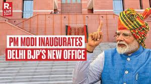 PM Modi Opens New Delhi BJP Office