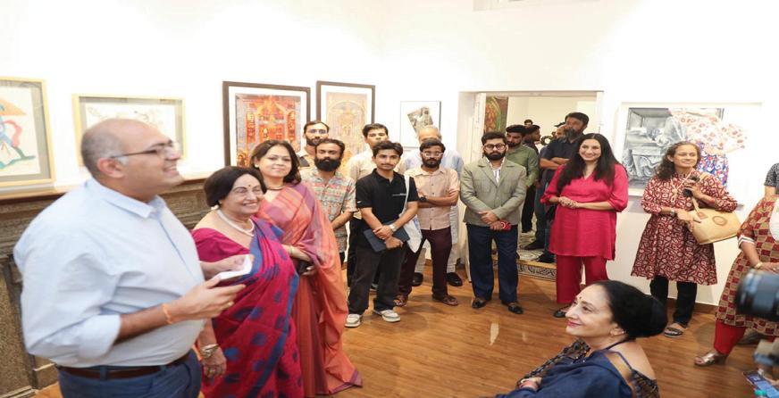 Dhoomimal Gallery Showcases 60 Emerging Artists at 34th Ravi Jain Memorial Foundation Exhibition