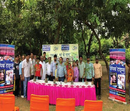 Environmentalists attended the “One Tree, Mother’s Name” program
