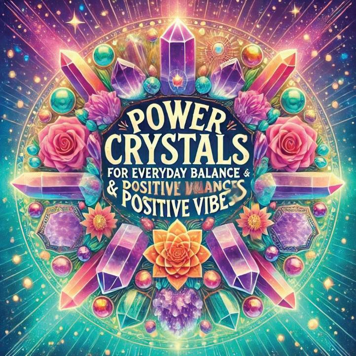 POWER CRYSTALS FOR EVERYDAY BALANCE & POSITIVE VIBES