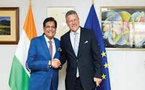 Piyush Goyal holds talks with EU Trade Commissioner on FTA issues