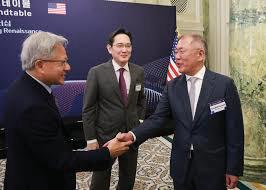 SAMSUNG AND HYUNDAI LEADERS TO HOLD MEETING WITH NVIDIA CEO IN SEOUL