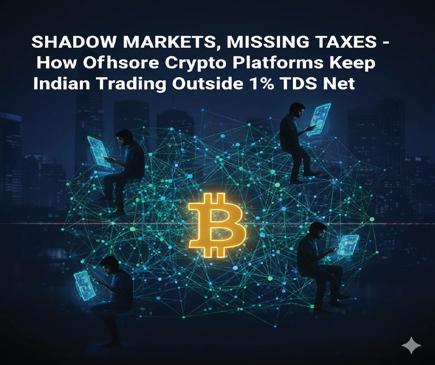 Shadow Markets, Missing Taxes: How Offshore Crypto Platforms Keep Indian Trading Outside the 1% TDS Net