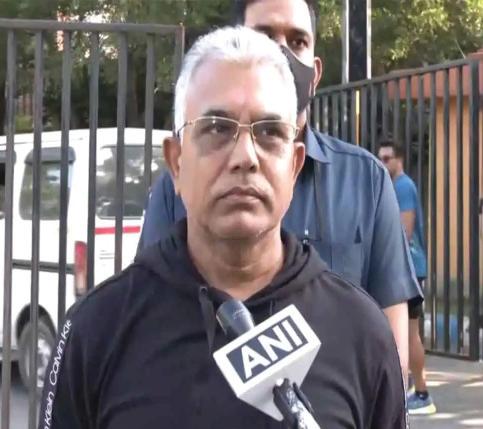 Afraid of patriotism and nationalism: BJP’s Dilip Ghosh over Vijayan’s criticism
