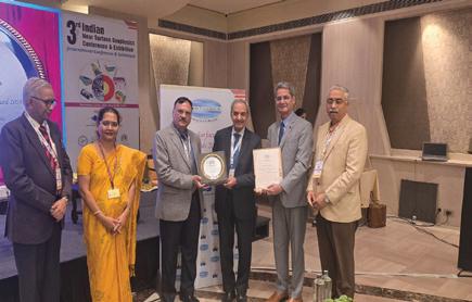 3rd Indian Near Surface Geophysics event in Delhi, experts honoured with special awards