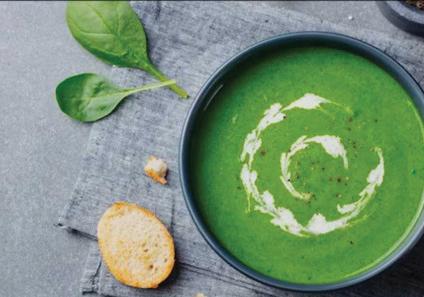 SPINACH-TASTE NATURE'S GREEN GOODNESS