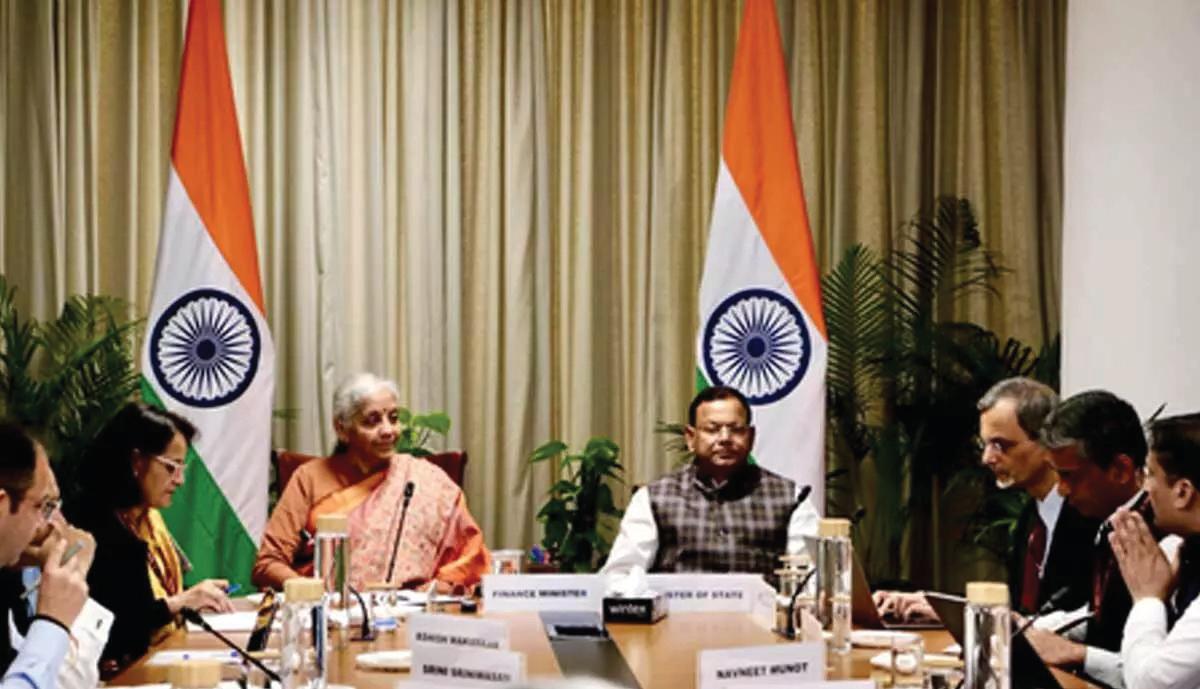 SITHARAMAN HOLDS 10 ROUNDS OF PRE-BUDGET CONSULTATIONS