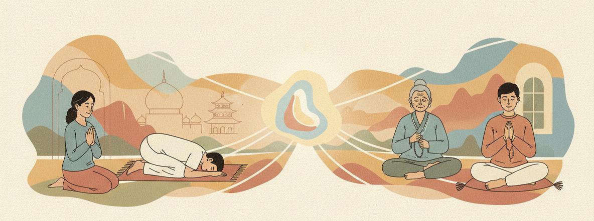 HOW WE PRAY: LOOK AT HOW DIFFERENT TRADITIONS REACH FOR THE SACRED