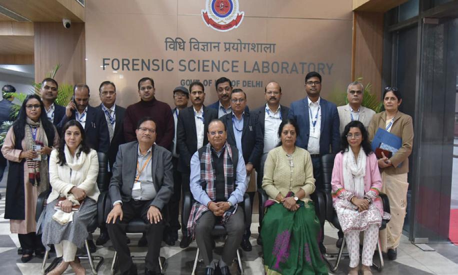 LG V K Saxena visits Rohini Forensic Science Laboratory
