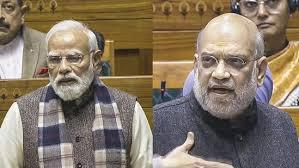 PM Modi calls Amit Shah's speech 'outstanding', says it exposed Opposition lies