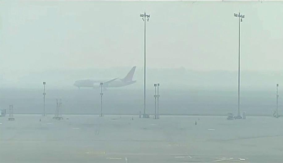 10 flights cancelled at IGI Airport due to low visibility