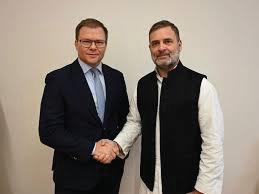 RAHUL GANDHI DISCUSSES GLOBAL CLIMATE CHALLENGES WITH GERMAN ENVIRONMENT MINISTER
