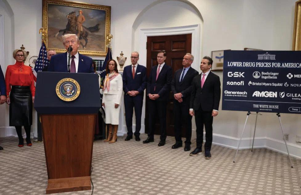 Trump, nine pharma strike deal to cut prices