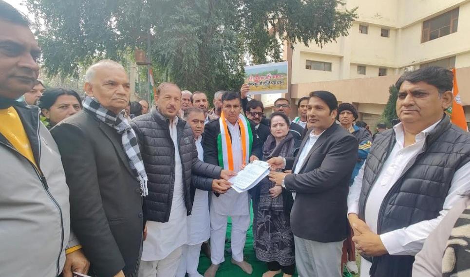 Congress protests against BJP government’s MNREGA renaming
