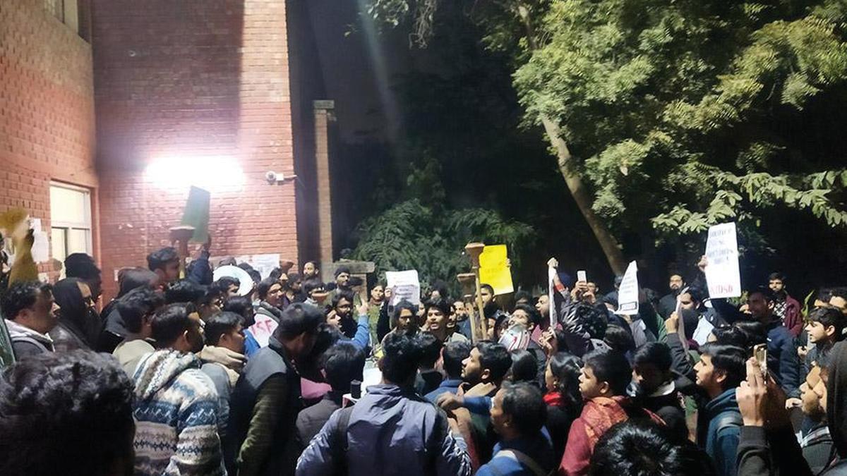 JNU rusticates student union president, office-bearers for vandalism