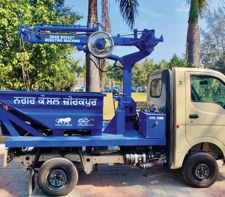 Zirakpur gets four advanced desilting machines at Rs 47 lakhs cost