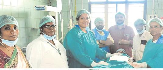 ఆసుపత్రిలో మొదటిసారిగా సిజేరియన్ ఆపరేషన్