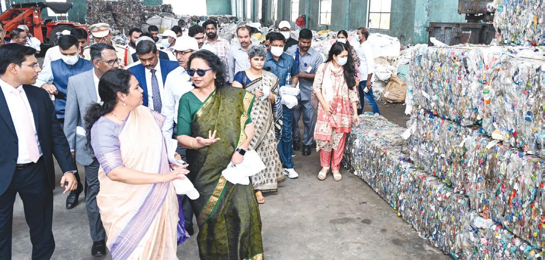 చెత్త నుండి సంపద తయారీ కేంద్రం పనితీరు బాగుంది