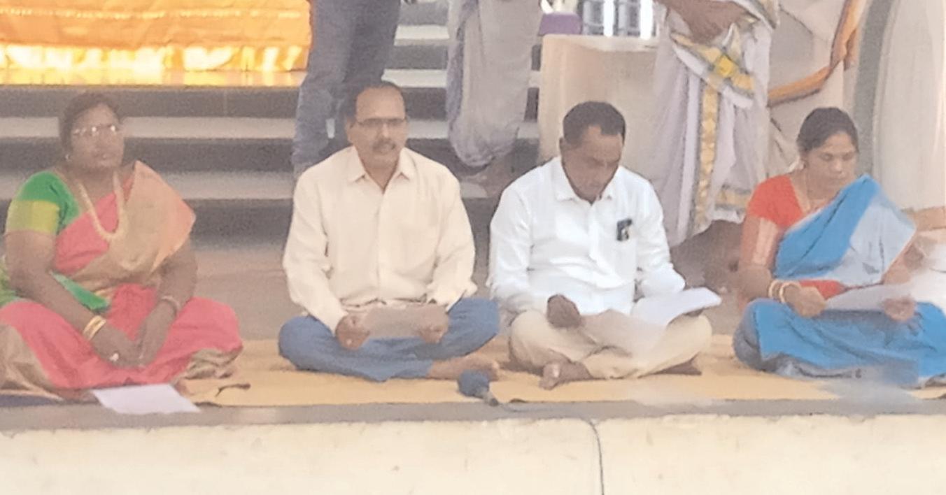 శ్రీవారి వేద పీఠం సందర్శించిన రాష్ట్ర బాలల హక్కుల పరిరక్షణ కమిషన్