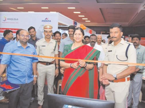 అమరాలో పోలీసులకు ఆరోగ్య శిబిరం