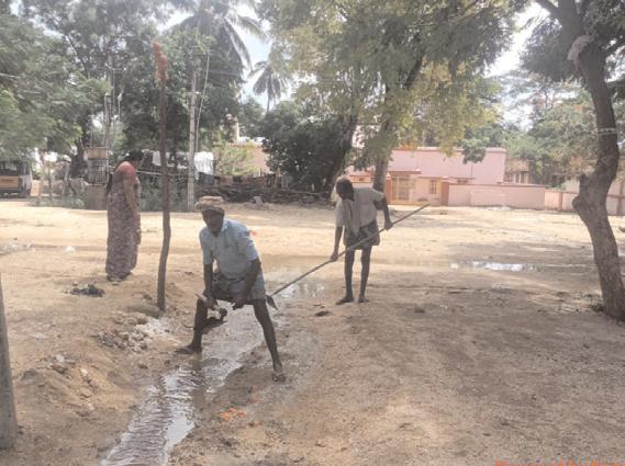 వర్షపు నీటితో ఐరాల పశువైద్యశాల