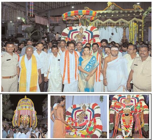 వృషభ వాహనంపై మాడవీధులలో విహరించిన గణనాథుడు