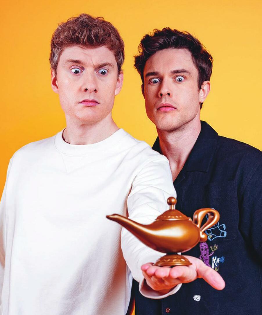 ED GAMBLE AND JAMES ACASTER "THE AUDIENCE CAN TELL THERE'S GENUINE ENTHUSIASM'
