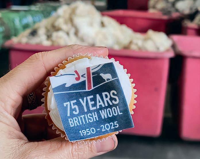 Finding out about what happens to fleeces when they leave the farm