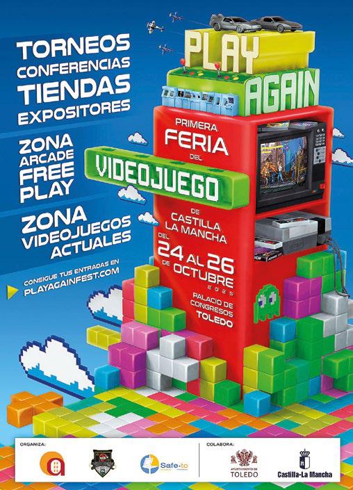 PLAY AGAIN FEST Videojuegos retro y arcade en Toledo