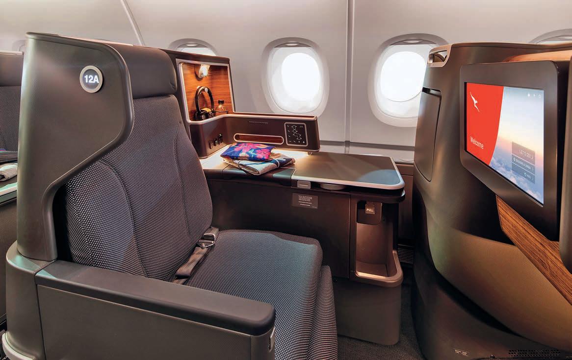 Qantas A380 business class
