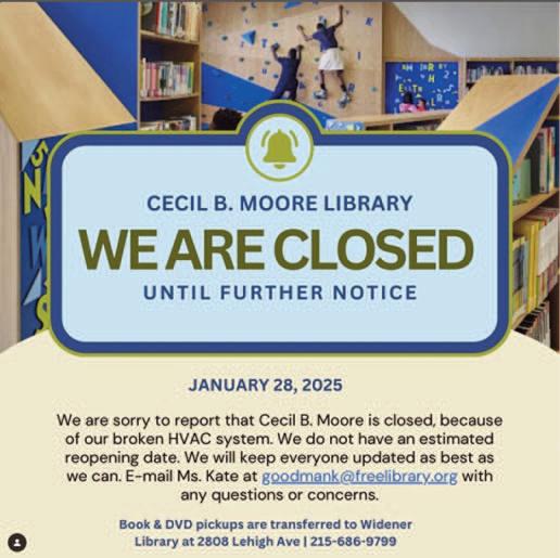 North Philly communities unite to demand renovation and reopening of Cecil B. Moore Library