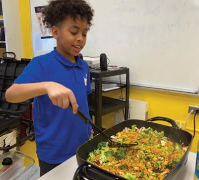 McGraw Elementary students participate in hands-on cooking class with Vetri Cooking Lab
