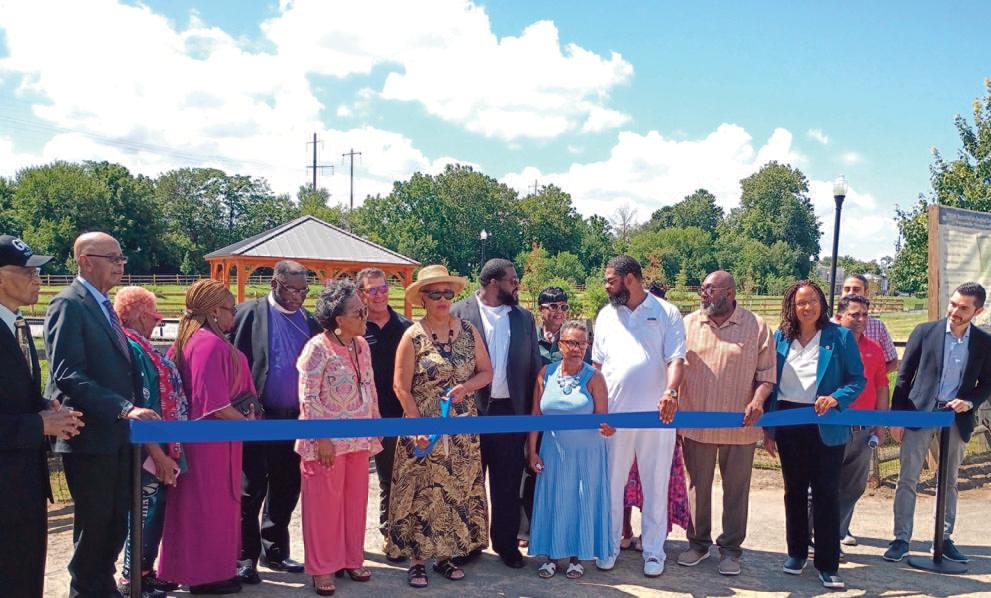 Stormwater Authority holds ribbon-cutting celebration in Memorial Park