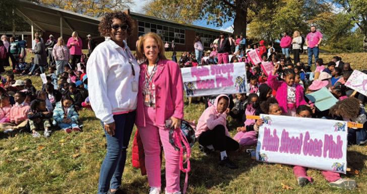 Main Street Elementary School's Annual "Walk for a Cure” raises over $1K for local resident battling breast cancer