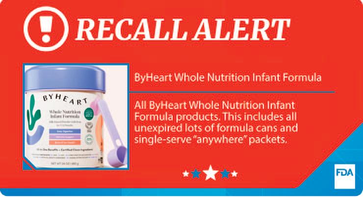 Pennsylvania Department of Health alerts families to recall of ByHeart infant formula due to Botulism investigation