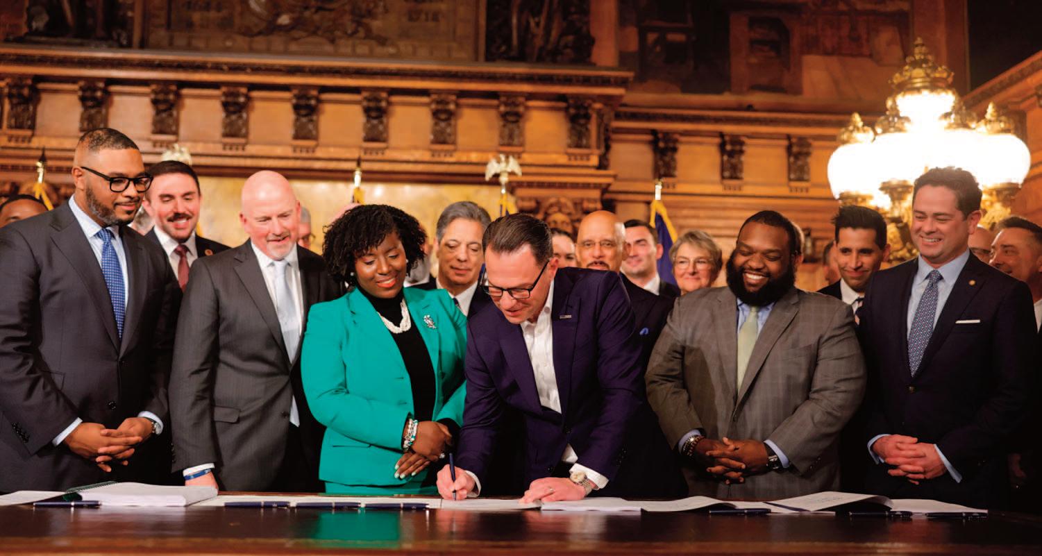 Pennsylvania ends budget stalemate, sealed with concession by Democrats on climate