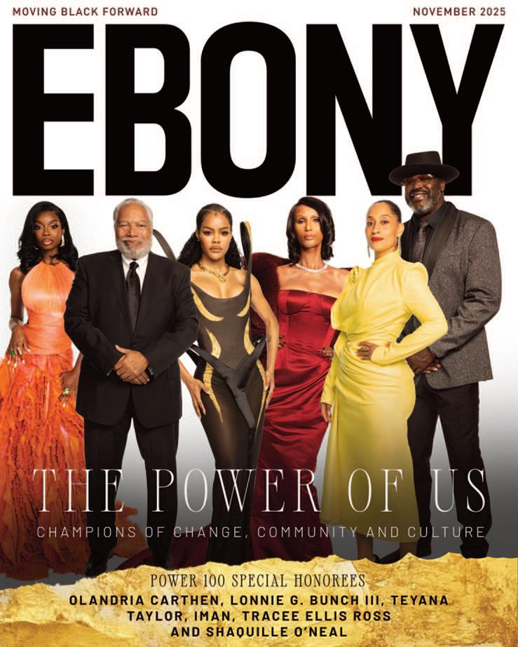 EBONY marks 80 years of achievement at the 2025 Power 100 Gala and honors special honorees on November cover