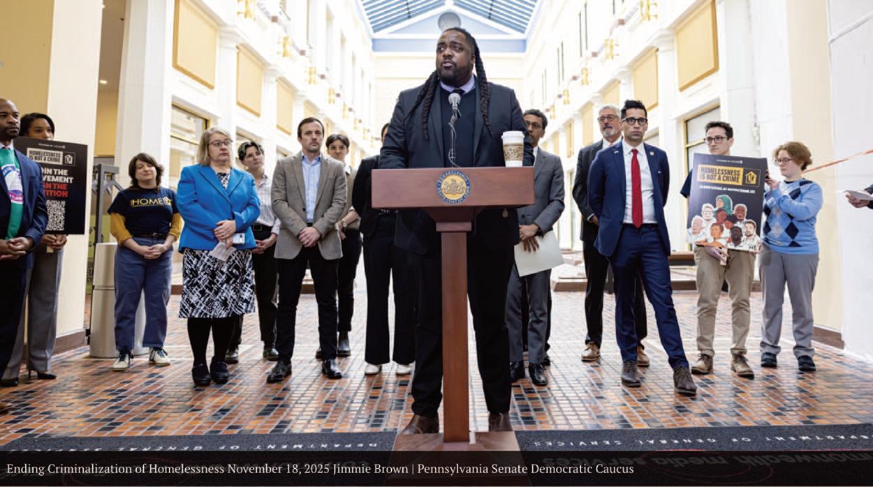 Sen. Saval, Rep. Smith-Wade-El join advocates in announcing introduction of Bill to prevent the Criminalization of Homelessness
