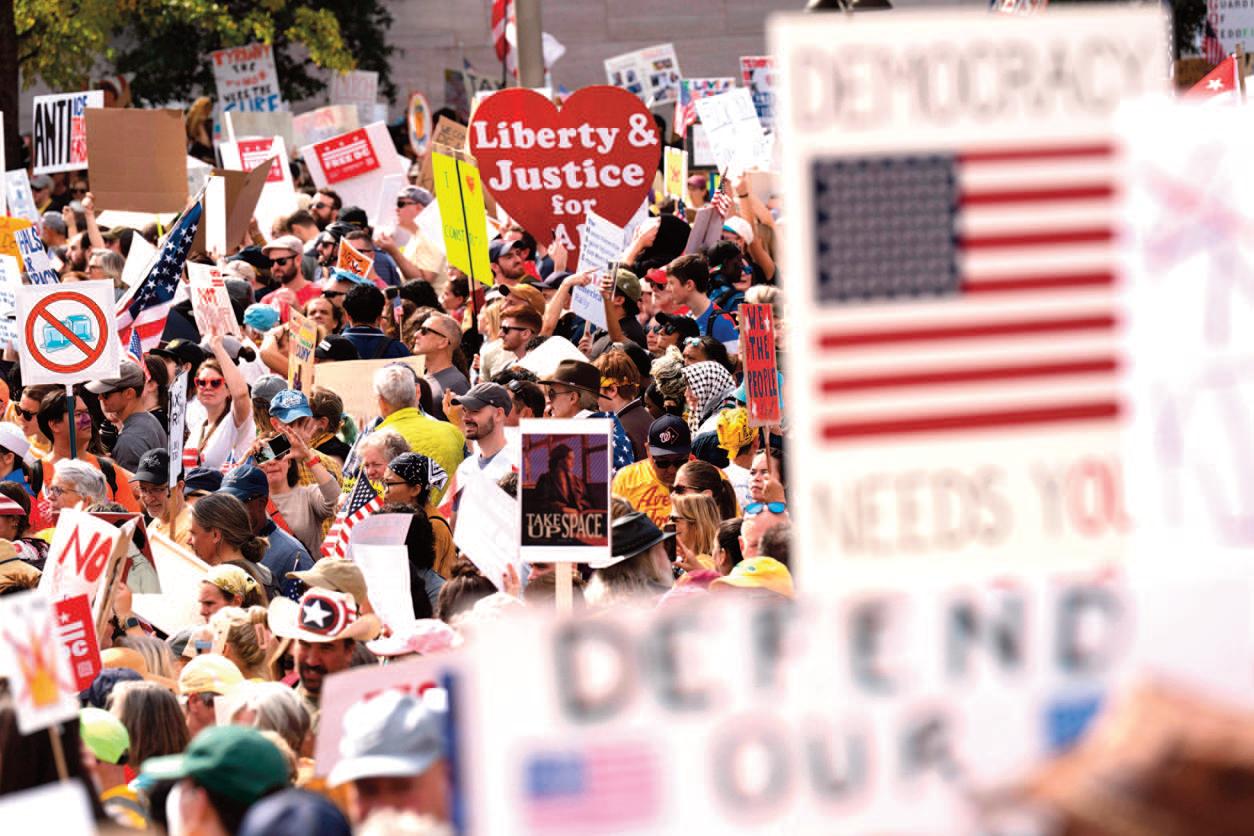 Americans like democracy, but don't believe it or US institutions are working well, poll finds
