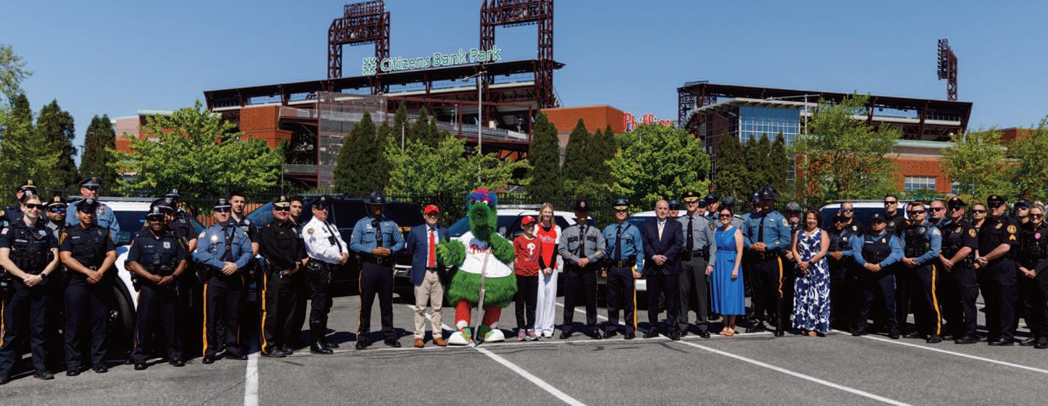 PennDOT, PA State Police, public safety officials, and Phillie Phanatic remind Pennsylvanians to Buckle Up