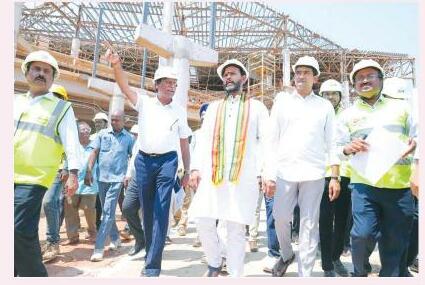 శరవేగంగా భోగాపురం ఎయిర్పోరు పనులు
