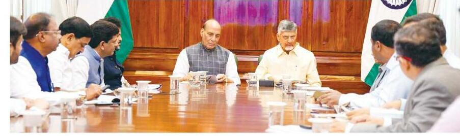 కేంద్రమంత్రులతో చంద్రబాబు వరుస భేటీలు